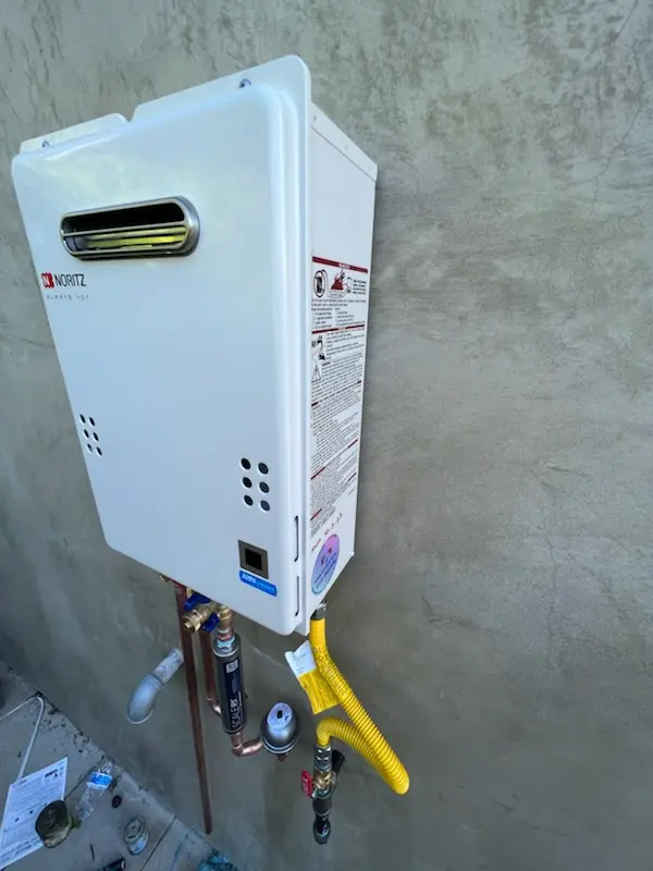 Tankless water heater installation for Parker Lane homes